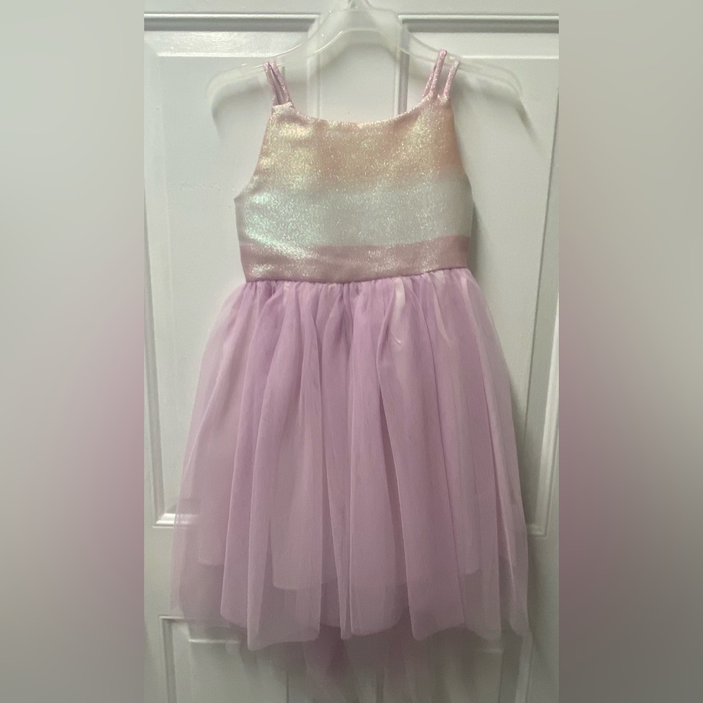 Pink Fancy Dress size 4-5 XS high low hem tulle skirt NWT Cat & Jack